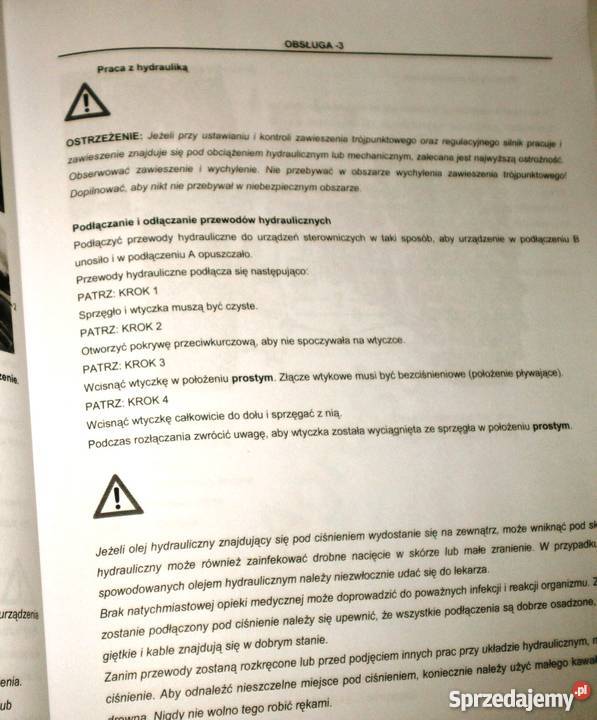 Instrukcja obsługi McCormick seria MTX Szamotuły