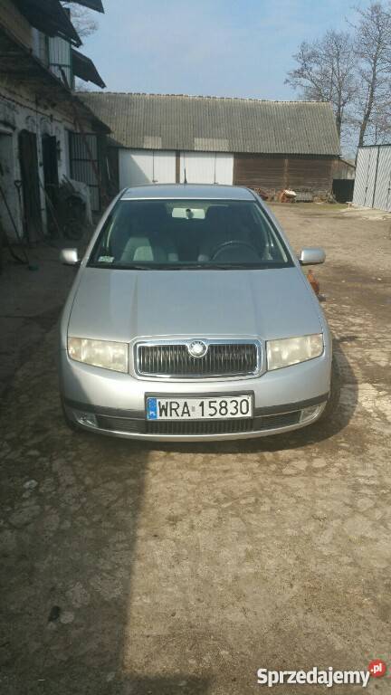 Skoda Fabia 14 Mpi LPG mały przebieg srebrna mazowieckie Warszawa