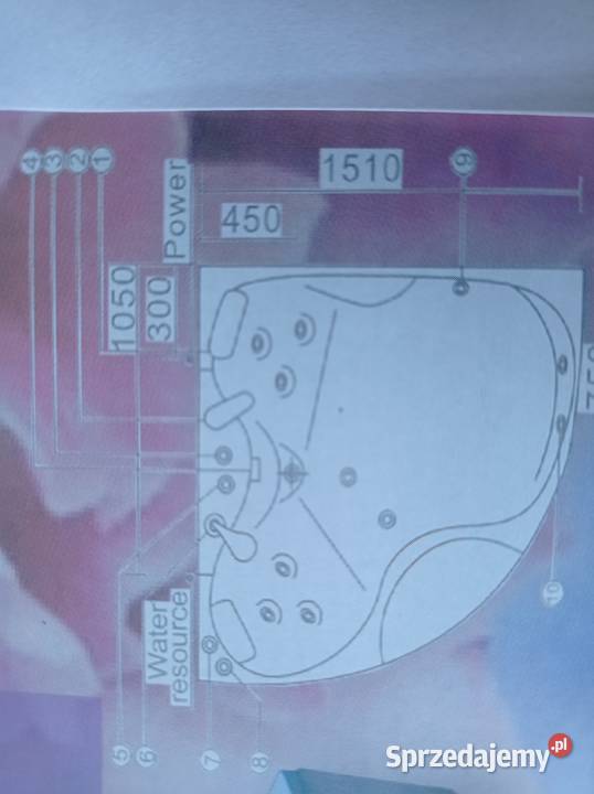 Wanna z hydromasażem ROSE