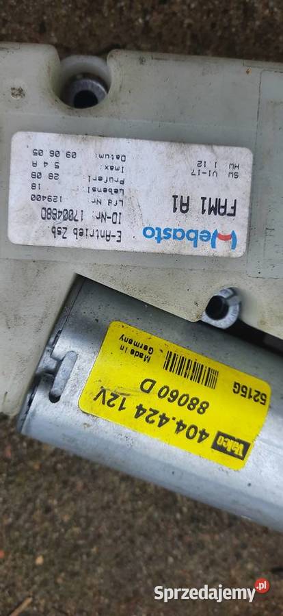 Silniczek szyberdachu Peugeot 307