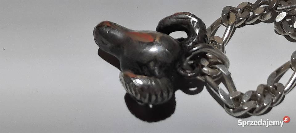 łańcuszek z czaszką barana srebro srebrne Warszawa sprzedam