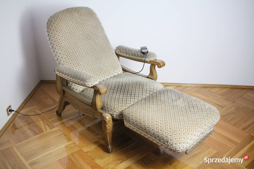 Fotel elektryczny klasyczny angielski Góra sprzedam