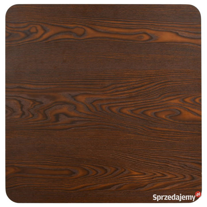 Stolik bistro ciemnobrązowy 50x50 MDF WM286428 mazowieckie Warszawa