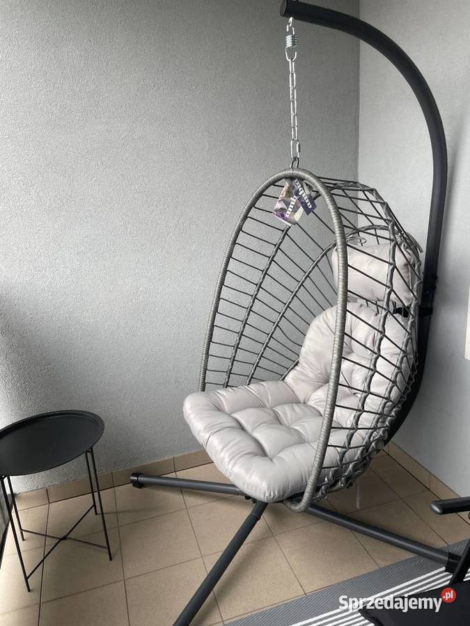 fotel wiszący kokon bujak ogrodowy składany Jelcz-Laskowice