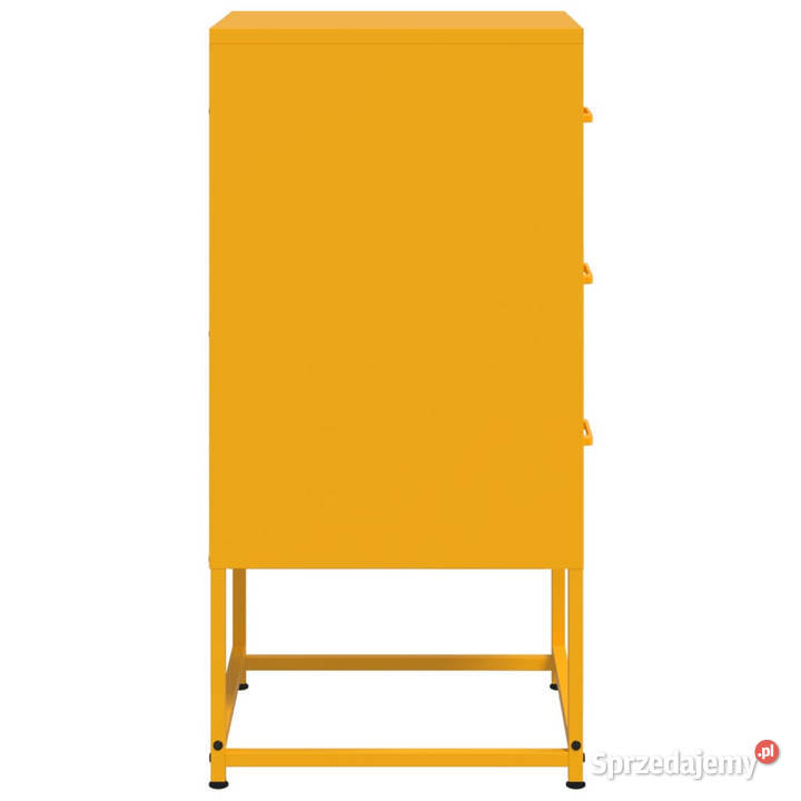 Szafka nocna musztardowa 36x39x78 stal WM846584 Warszawa