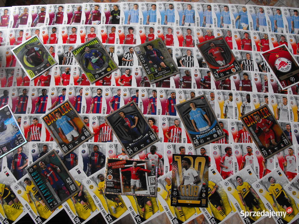 topps Match Attax 202324 MEGA zestaw 280 kart śląskie Mykanów sprzedam