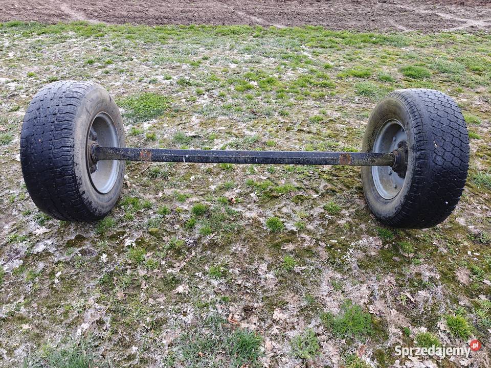Oś przyczepy z kołami warmińsko-mazurskie Wawrowo