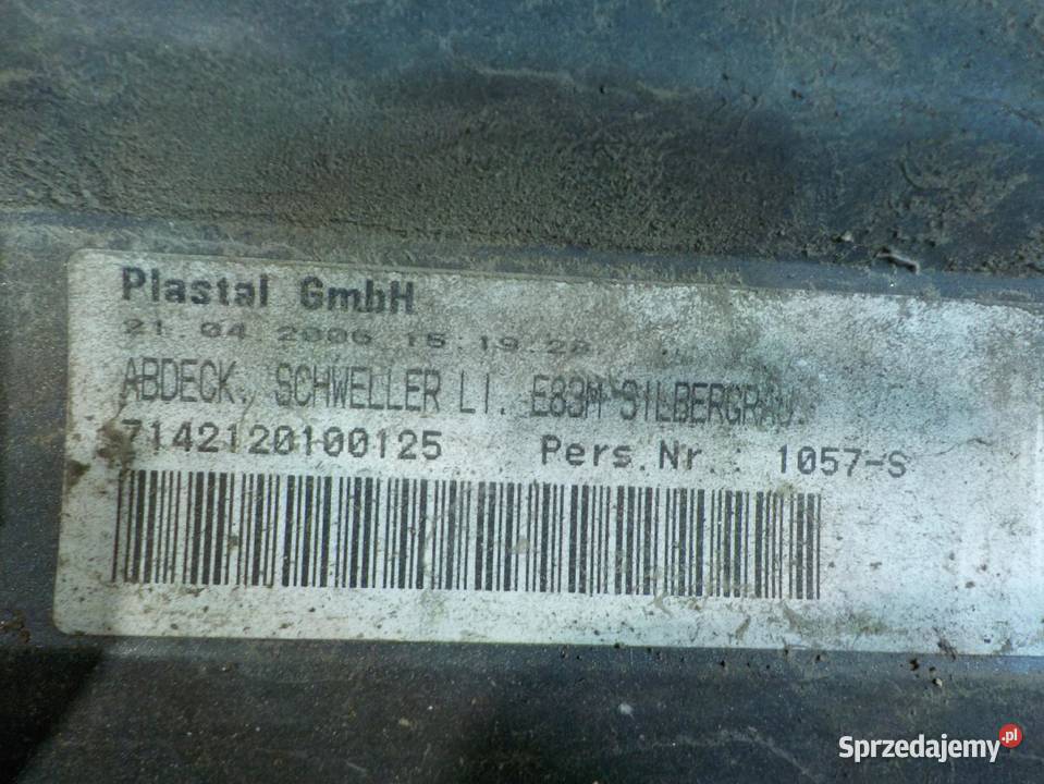 BMW X3 E83 MPAKIET 06r 5D listwa progu lewa osobowe mazowieckie Suków