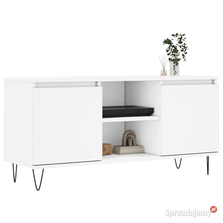 Szafka pod TV biała 104x35x50 materiał mazowieckie Warszawa