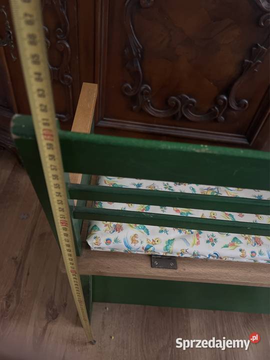 Stara drewniana ławka dzieci Vintage 70cm Bystrzyca Kłodzka
