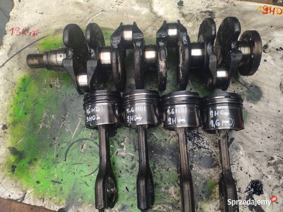 FORD CITROEN PEUGEOT 16HDI wał korbowy tłok Kielce