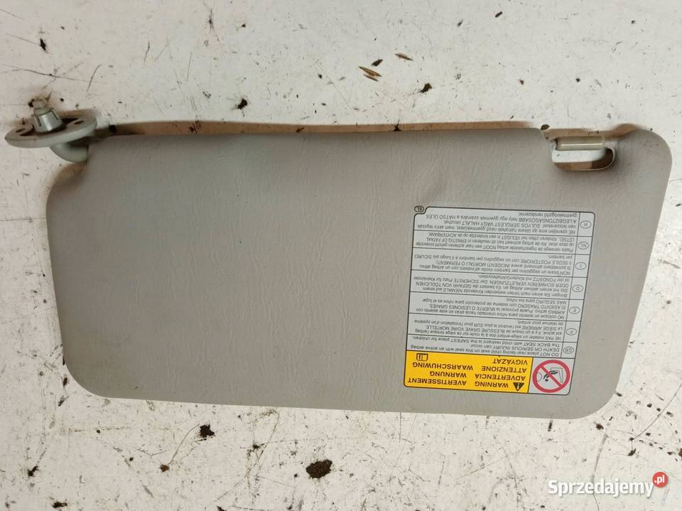 DASZKI PRZECIWSŁONECZNE PRAWY PASAŻERA OSŁONA