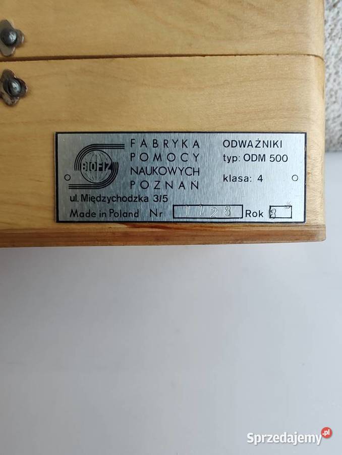Odważniki ODM500 Olecko sprzedam