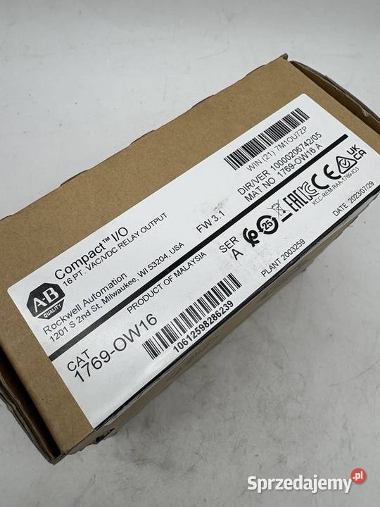 Allen Bradley 1769OW16 Relay Output Module mazowieckie Warszawa