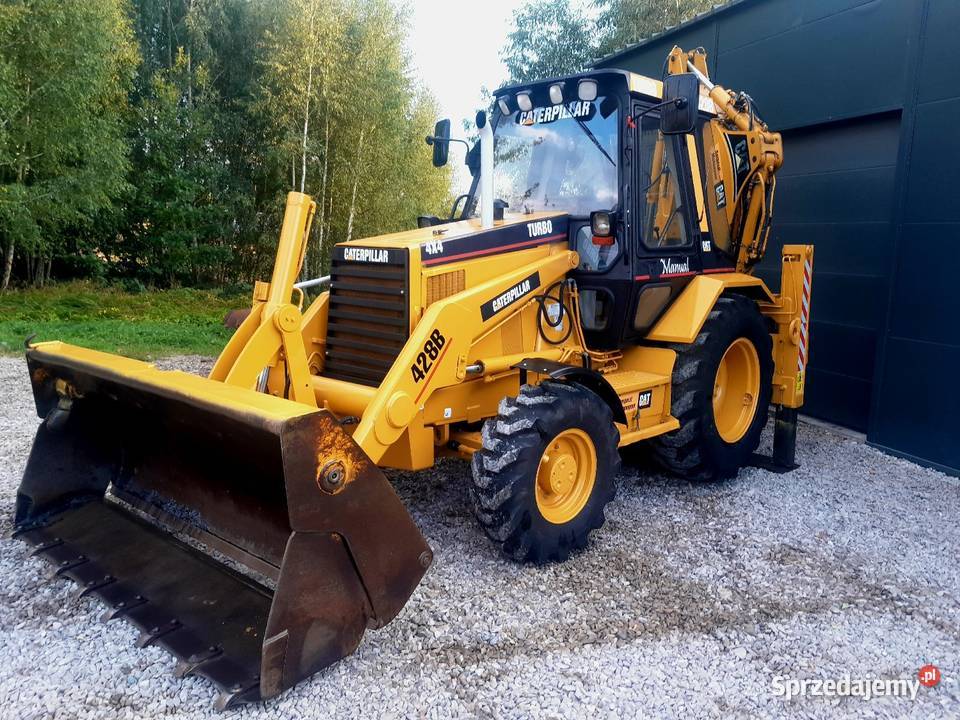 Koparkoładowarka caterpillar 428B Skorzeszyce