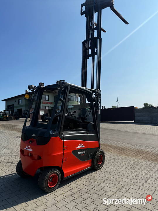 wózek widłowy elektryczny LINDE E25H Triplex Linde Działoszyn