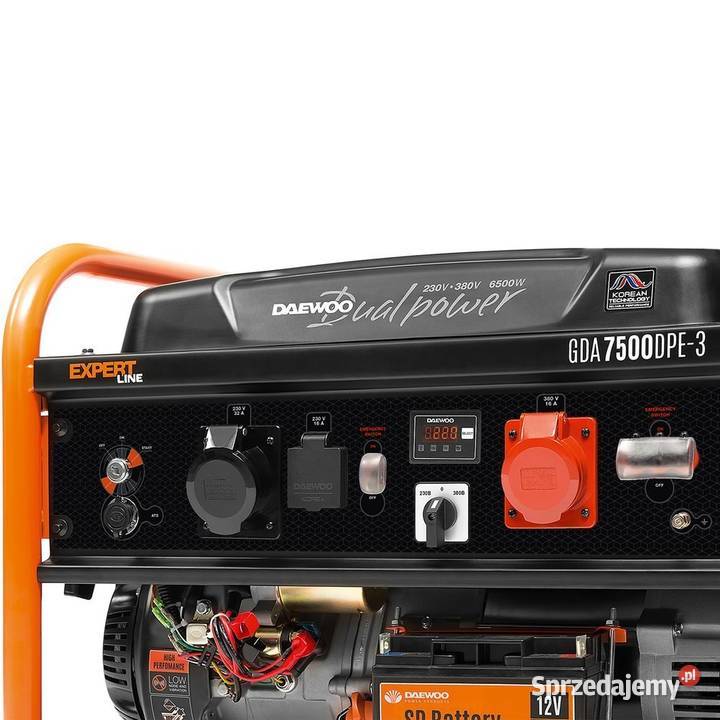 DAEWOO GDA 7500DPE3 AGREGAT GENERATOR Agregaty prądotwórcze Opalenica