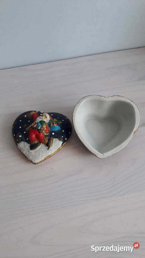 Pojemnik ceramiczny świąteczny z mikołajem w opolskie Głuchołazy sprzedam
