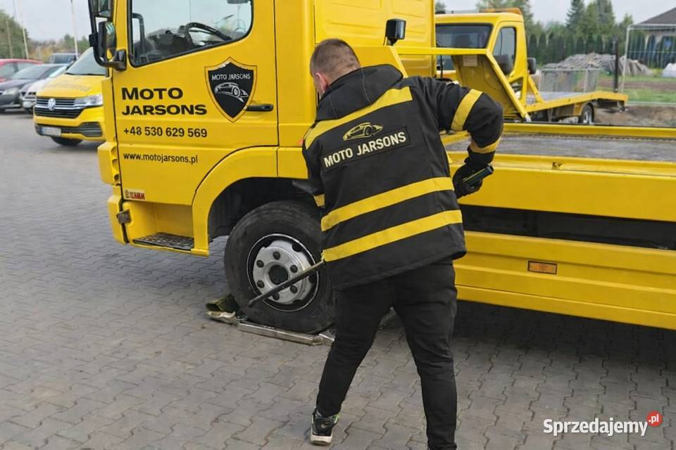 Wózek transportowy 35T Pomoc drogowy laweta mazowieckie Warszawa