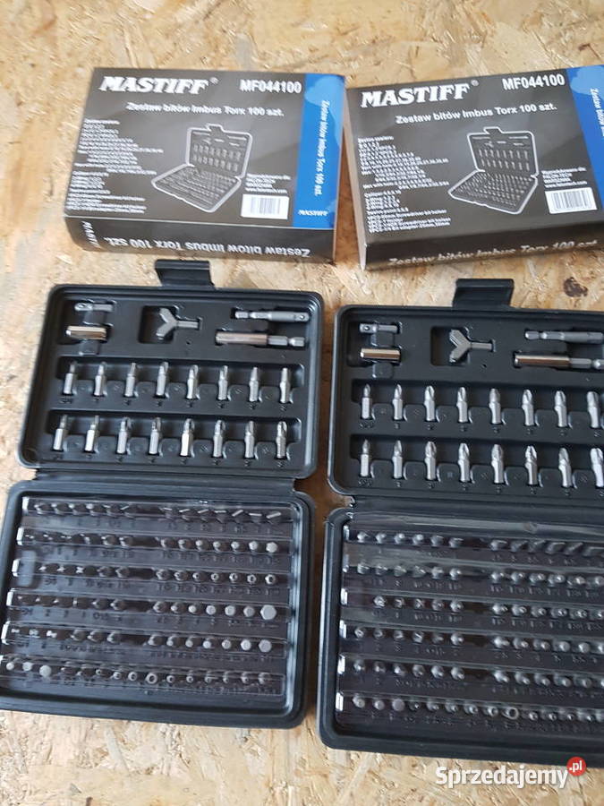 BITY KOŃCÓWKI TORX IMBUS DO WKRĘTARKI ZESTAW 100 Głogowa