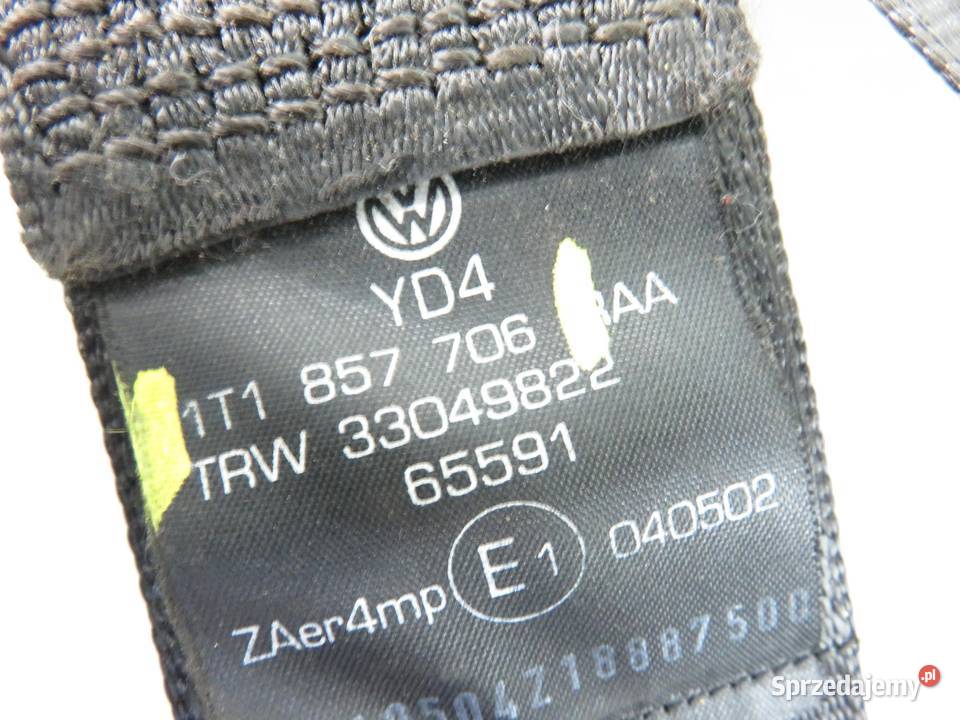 PAS BEZPIECZENSTWA PRAWY PRZÓD TOURAN