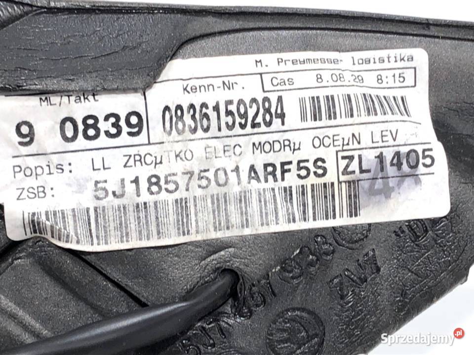 LUSTERKO LEWY SKODA ROOMSTER Kombi 0615 Corrida