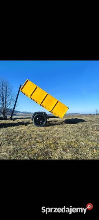 Przyczepa z kiprem tania solidna pojemna małopolskie Skrzydlna sprzedam