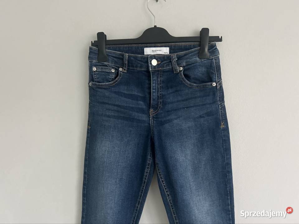 Jeansy push up XS jeansy slim Reserved Spodnie Wyszków