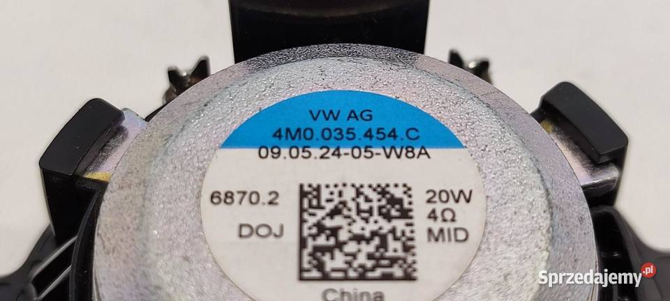 VW TIGUAN II ALLSPACE GŁOŚNIK DESKI KONSOLI osobowe dolnośląskie sprzedam