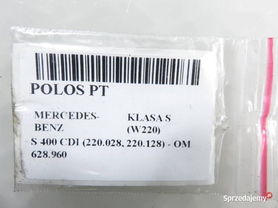 PÓŁOŚ PRAWA TYLNA MERCEDES W220 S 400 CDI V8 sprzedam