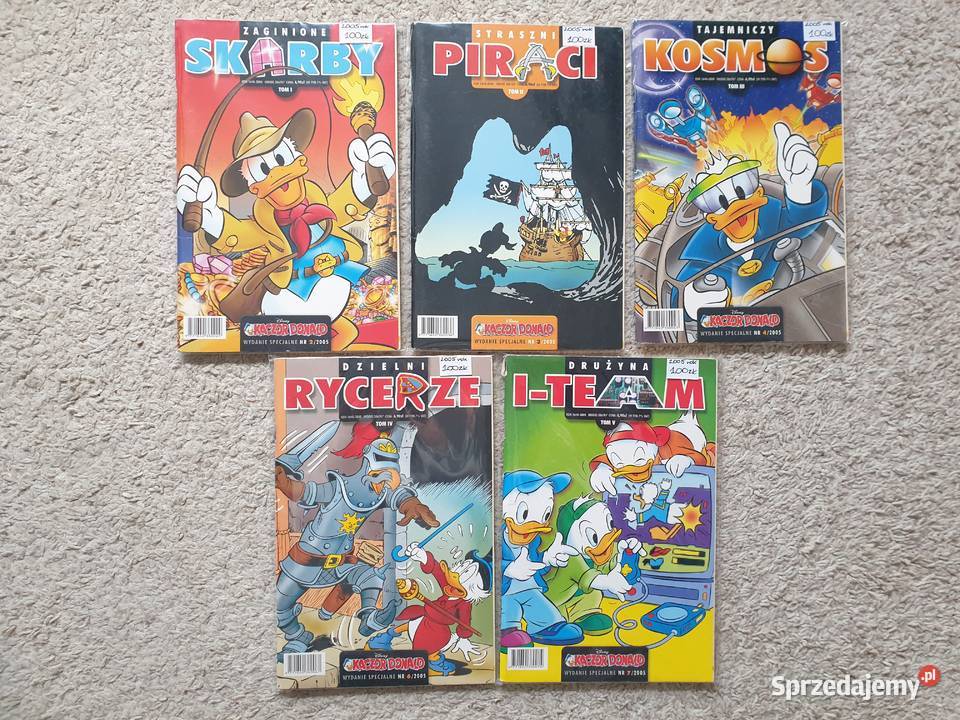 Kaczor Donald Wydanie Specjalne 5 tomów Komiksy Gdynia sprzedam