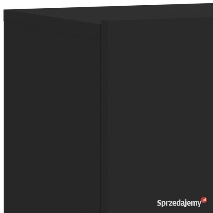 Ścienne szafki TV 2 czarne 80x30x41 WM836955 sprzedam