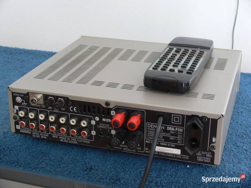 Amplituner Denon DRAF100 pilot sprawny ładny