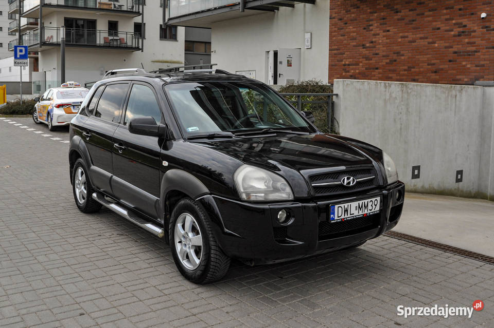 Hyundai Tucson 20CRDi 140 Skóry Bezwypadkowy Rok produkcji 2007 dolnośląskie Wrocław sprzedam