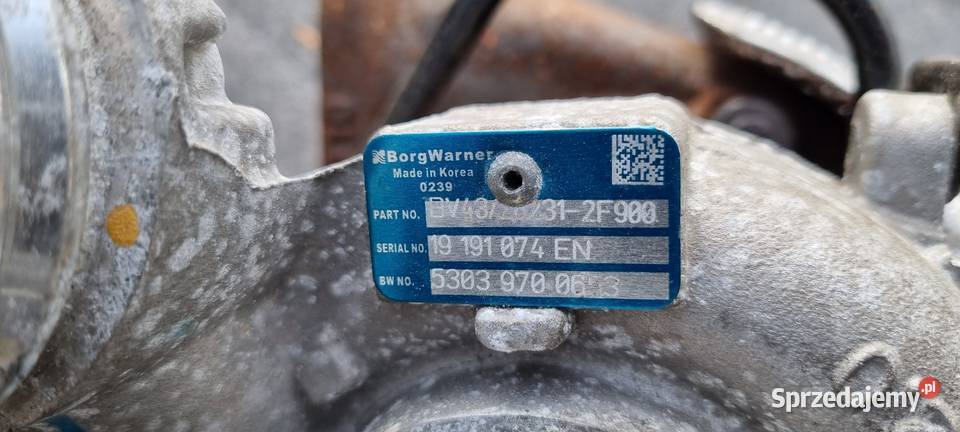 BorgWarner BV43282312F900 hyundai 22 crdi Pionki