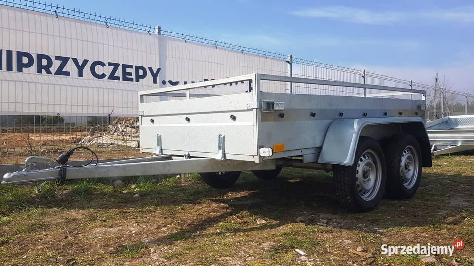 Przyczepa lekka tandem 25x125 750dmc transport towarowe Piła