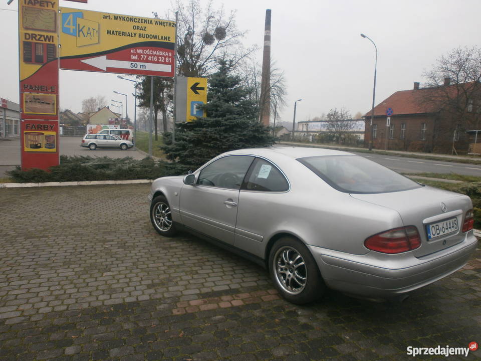 Mercedes Benz CLK 200 sliczny srebrny w ciaglej Mercedes Brzeg sprzedam