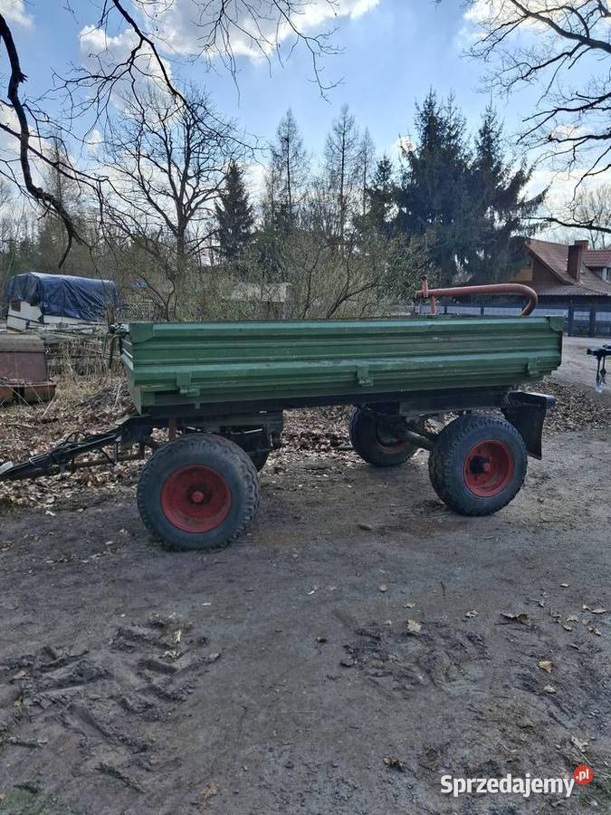 Przyczepa rolnicza wywrotka kiper dwa Siłowniki Przyczepy rolnicze lubuskie Krosno Odrzańskie