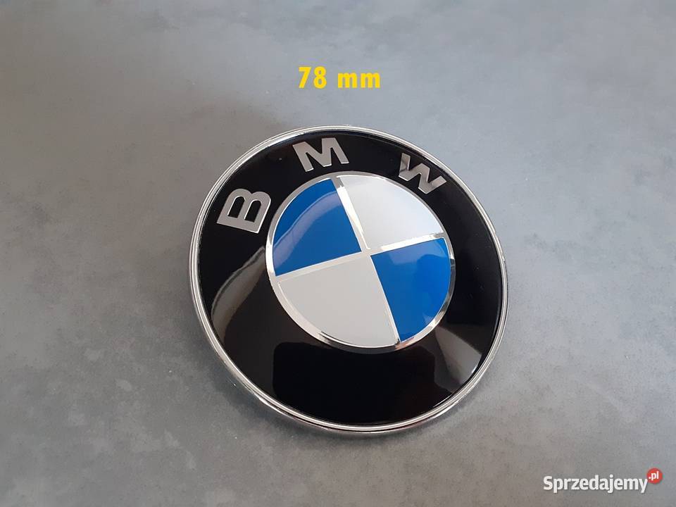 Emblemat logo znaczek BMW 78mm Super Jakość Kobyłka