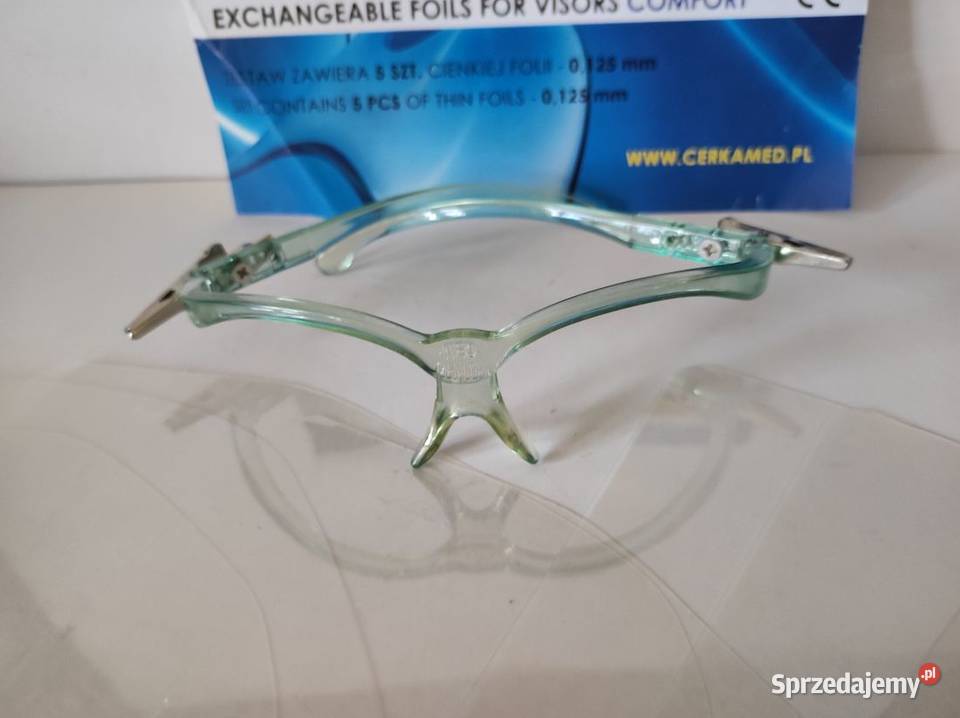 Przyłbica maska ochronna Comfort 9 folii Kielce