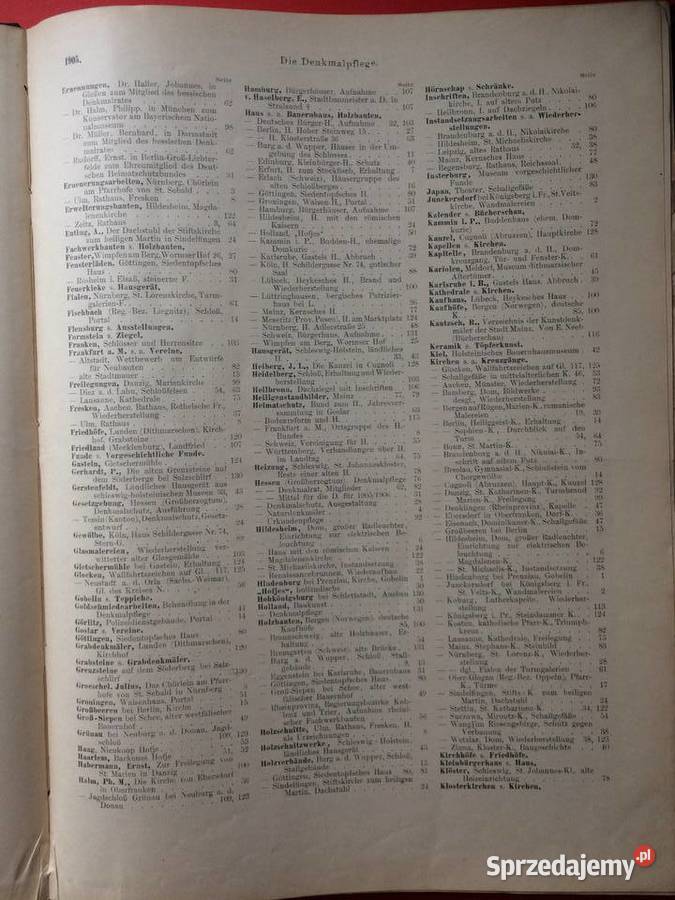 2878 Die Denkmalpflege Ochrona Zabytków zachodniopomorskie Szczecin sprzedam