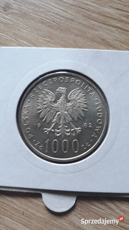 1000 Papież Jan Paweł II 1982 rMennicza 5 Konin sprzedam