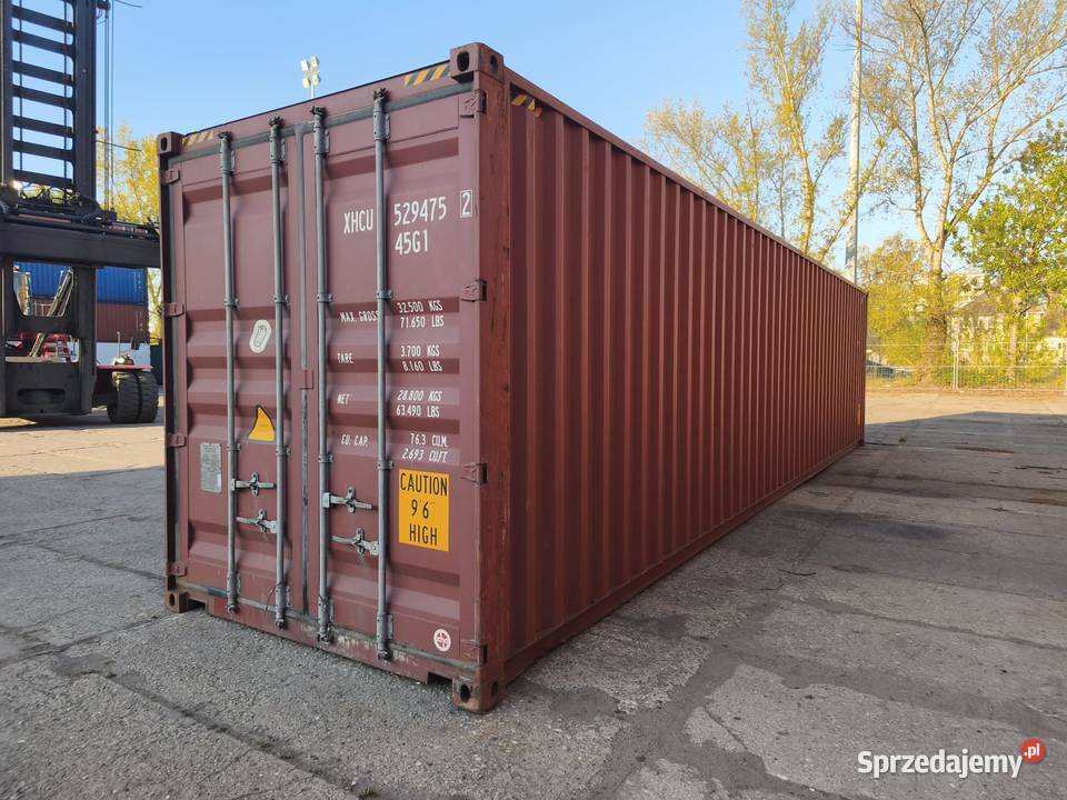 Kontener morski 40HC nowy stan Warka mazowieckie