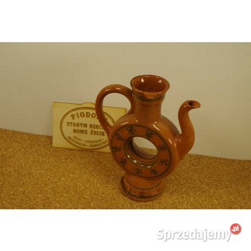 Dekoracyjny flakon ceramiczny Ring Vase śląskie