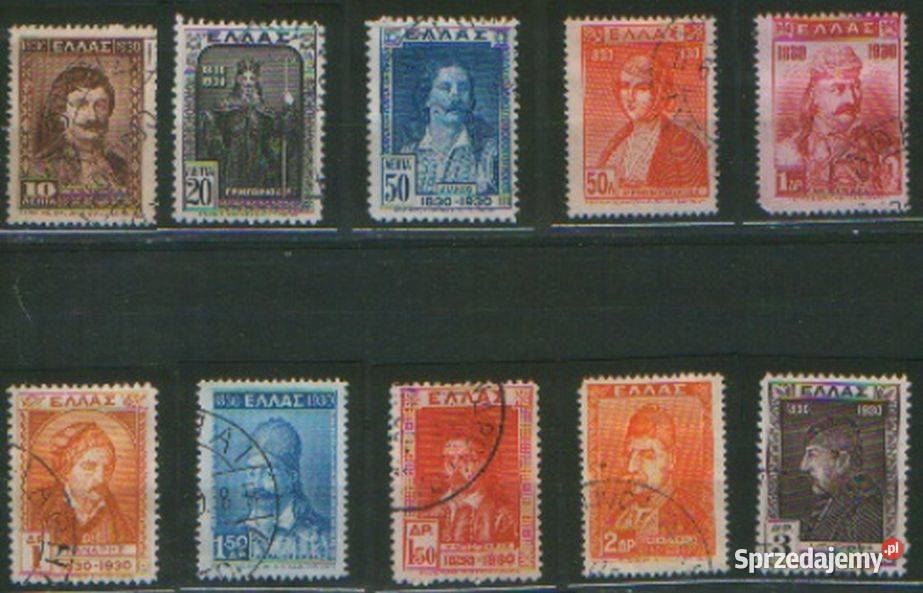 Zn Grecja Mi 327 8 30 7 kas 1930 Filatelistyka śląskie Gliwice