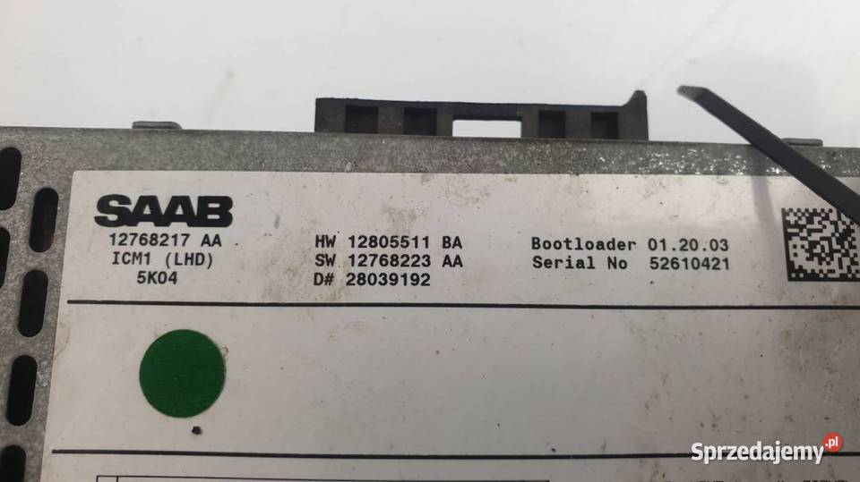 RADIO 12768217 SAAB 93 Pozostałe kujawsko-pomorskie Lipno