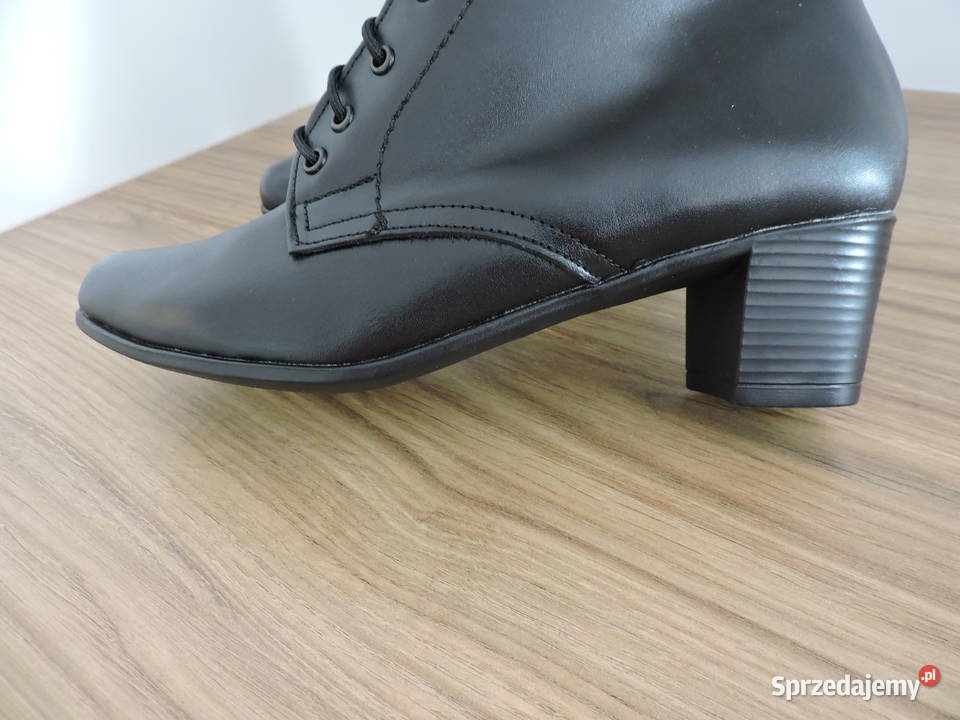 Obuwie ludowe haft skórzane obcas 5 pod wymiar Wadowice