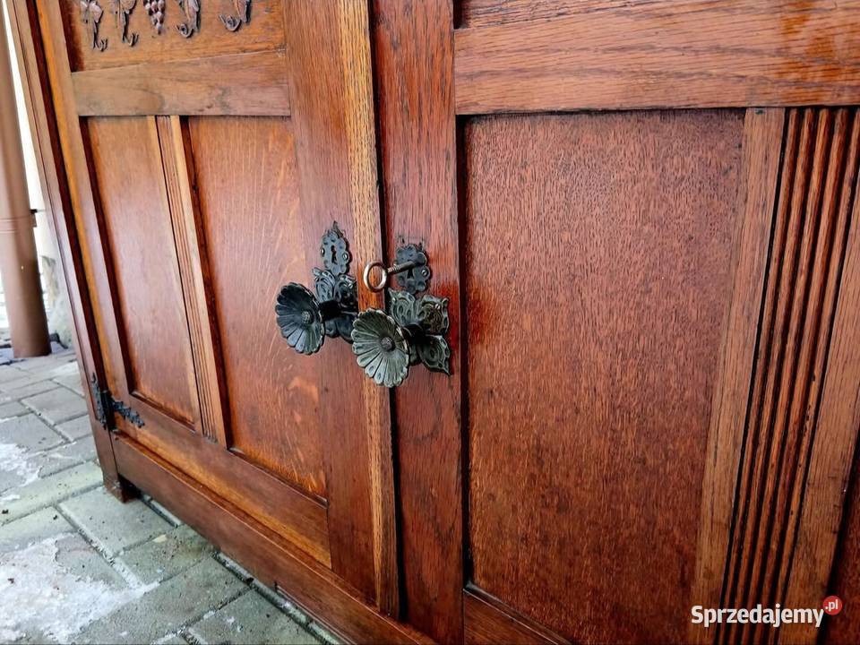 Komoda Drewniana Wiejska Stylowa dolnośląskie Kamienna Góra