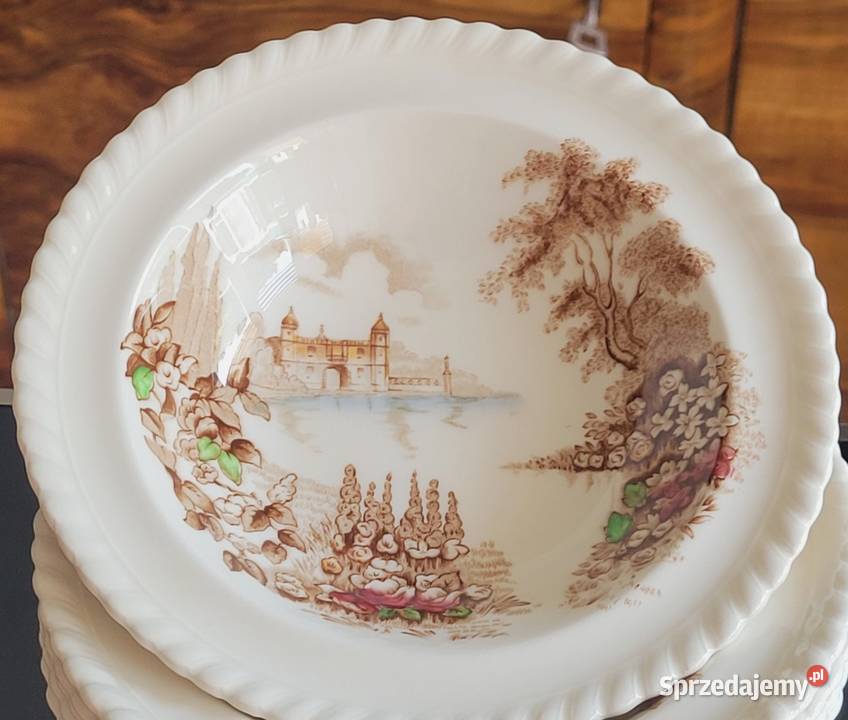 Angielska kostna porcelana Johnson Bros cru małopolskie Kraków sprzedam