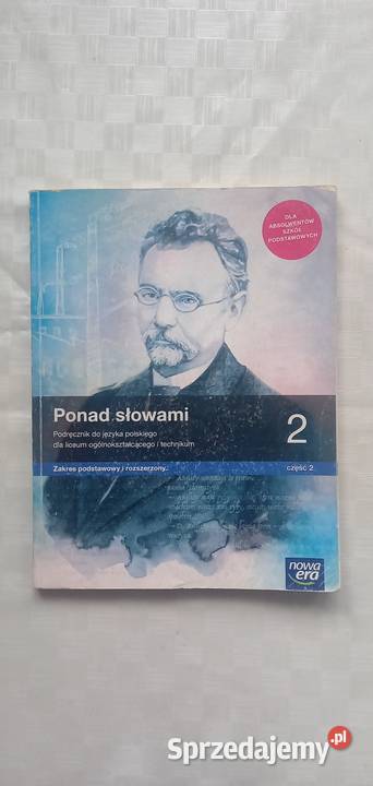 Ponad słowami 2 język polski podręcznik liceum Rok wydania 2020 mazowieckie Małkinia Górna